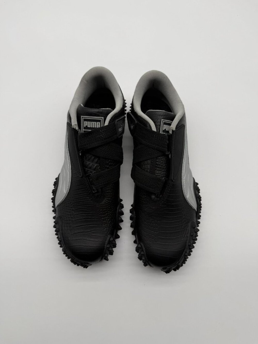 Puma X A$AP ASAP Rocky Mostro Men's Size 8.5 Black Silver Sneakers 404408-01 - Picture 2 of 9